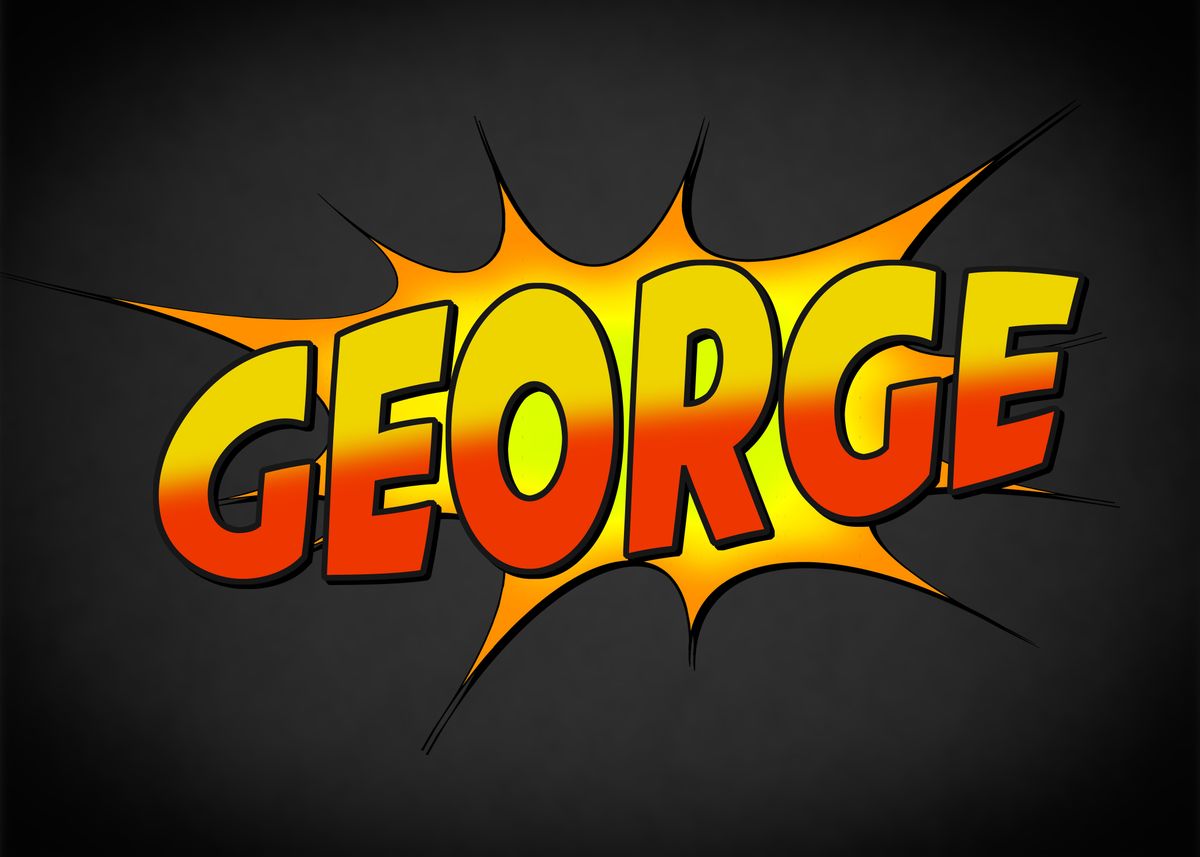 'George' Poster, picture, metal print, paint by RogueDesign | Displate