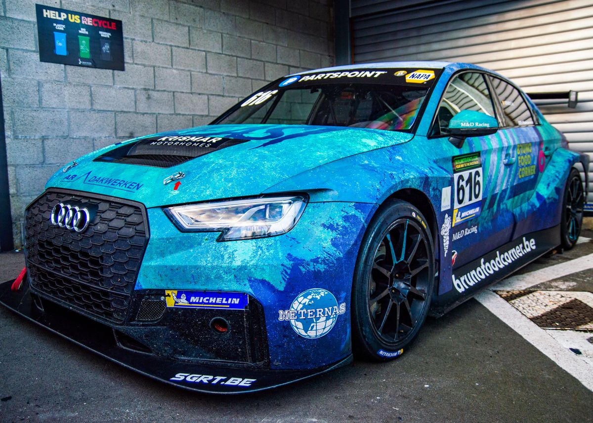 'Audi racing' Poster, picture, metal print, paint by Nicolas Pardoel ...