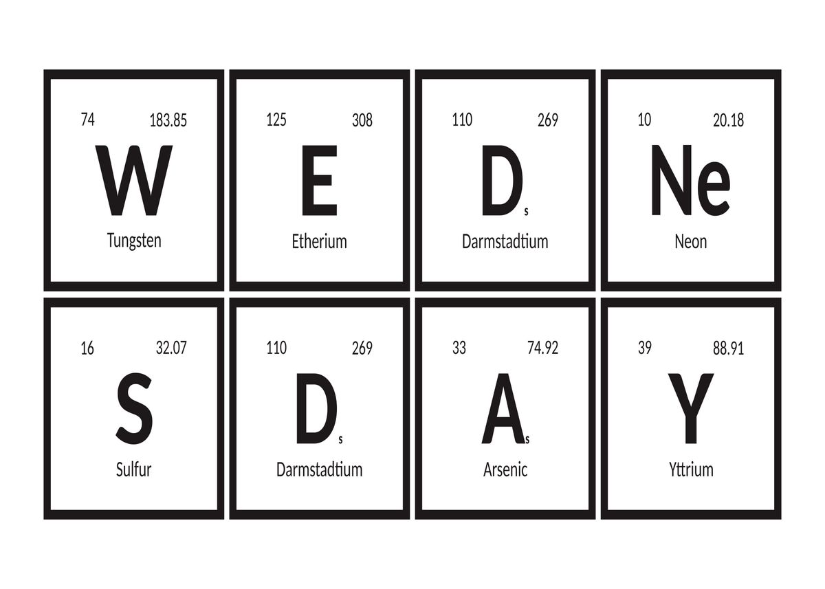 Element Week 'Wednesday of Elements' Poster, picture, metal print, paint by Maozva ...