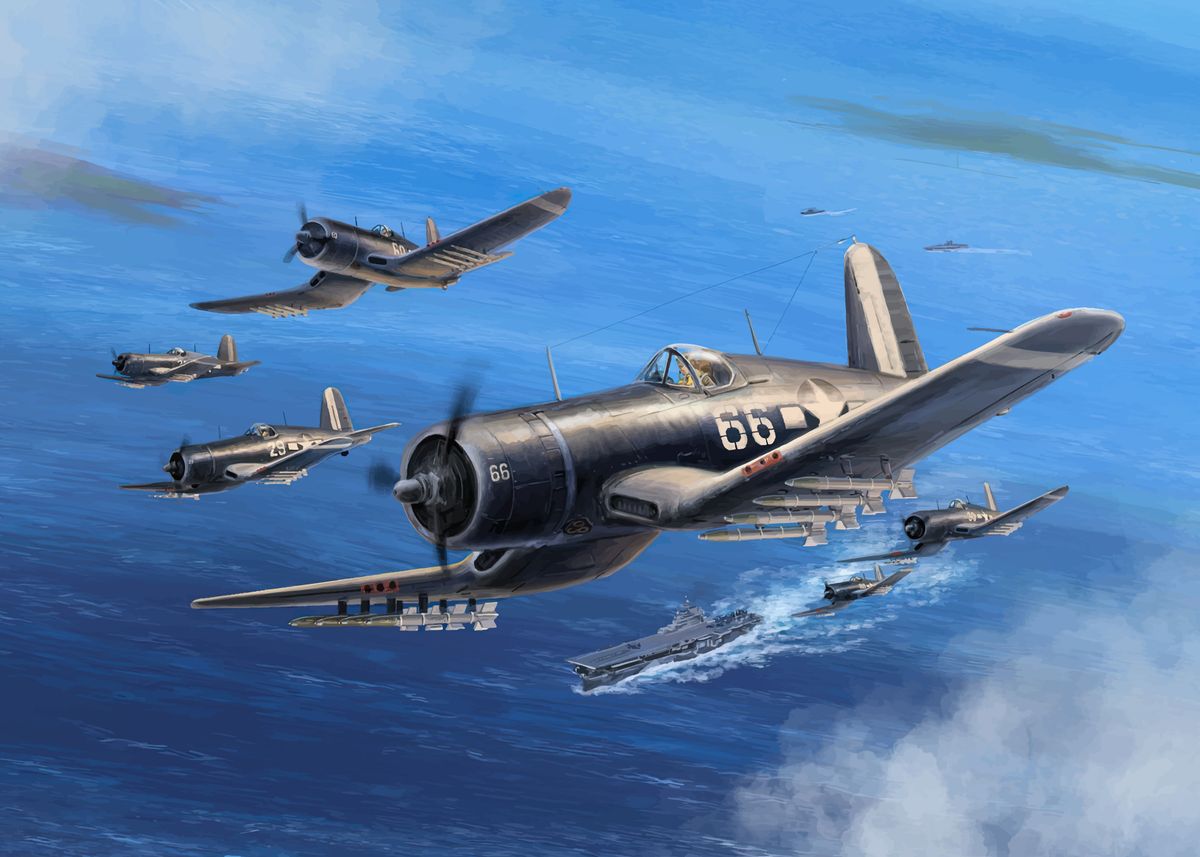 Posters sur le thème F4u Corsair
