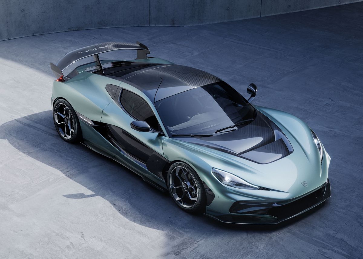 'Rimac Nevera R Electric' Poster, picture, metal print, paint by ...