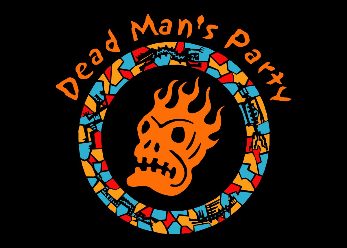 'Oingo Boingo Dead Man's Party' Poster, picture, metal print, paint by