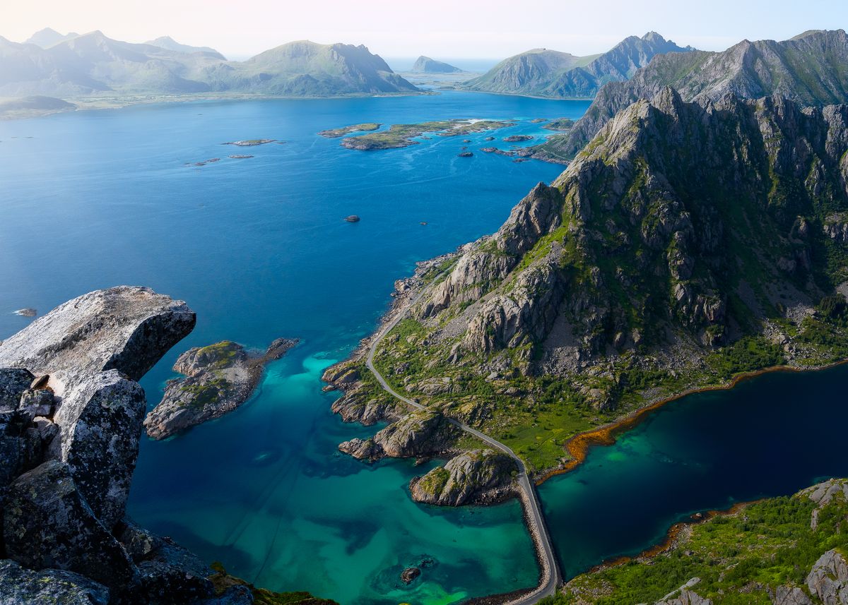 Wikimedia Torsketunga ' Torsketunga Lofoten Islands ' Poster, picture, metal print, paint by ...