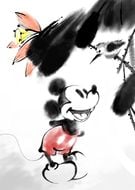 Mickey With Bird