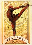 Deadpool Art Nouveau