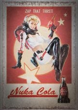 Displate - Poster en Métal - Monté sur Aimant - Fallout - Nuka-World -  Taille M - 32x45cm : : Cuisine et Maison