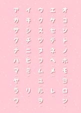 Japanese Alphabet Chart Posters Masaki Displate