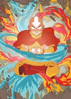 Aang All Four Elements