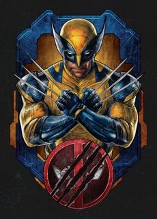 Wolverine Illustrated Logo
