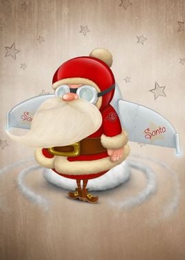 Santa Claus rocket