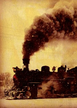 Vintage Train Image