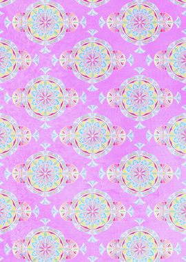 VINTAGE MOROCCAN PATTERN IN LAVENDER