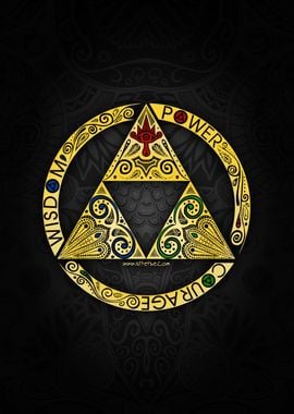  The Legend Of Zelda - Triforce Circle By Art et Be www ... 