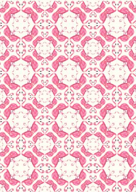 Flamingo Mozaik Pattern