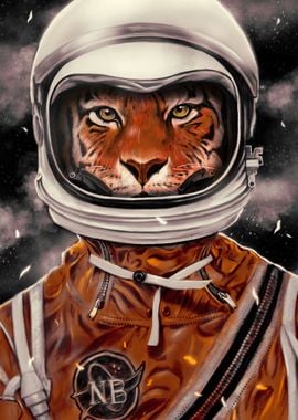 Tiger Astronaut