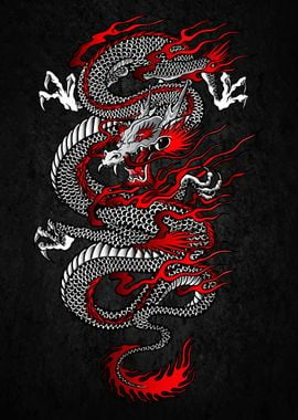 'Asian Dragon' Poster, picture, metal print, paint by Cornel Vlad ...