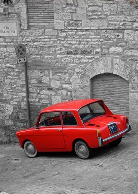 Fearless parking (an Italian vintage Innocenti Bianchin ... 