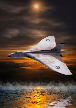 The white vulcan bomber protecting the skies over Brita ...