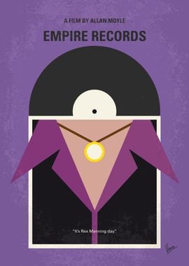 No750 My Empire Records minimal movie poster The emplo ... 