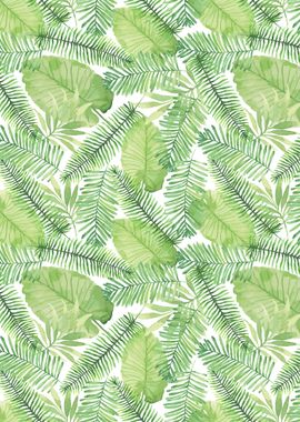 Tropical branches pattern 02