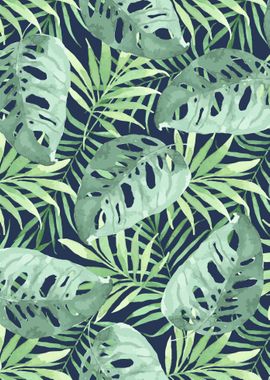 Tropical branches on dark pattern 03