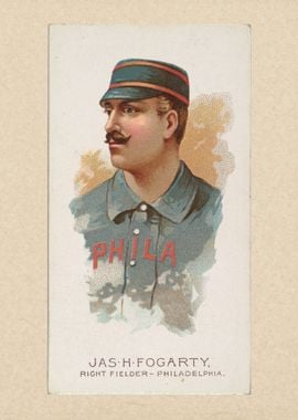 James H. Fogarty, Baseball Player, Right Fielder, Phila ... 