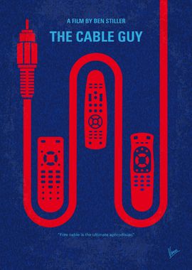 No948 My The Cable Guy minimal movie poster