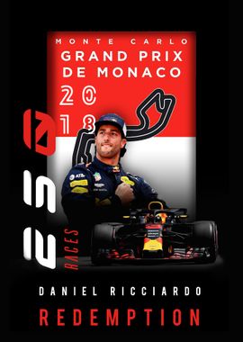 Daniel Ricciardo F1 2018 250 Monaco Races Win