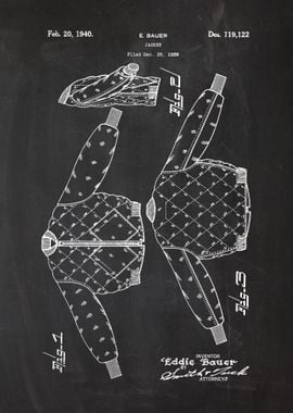 1939 Jacket - Patent Drawing