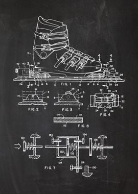 Ski Boots - Patent Drawing