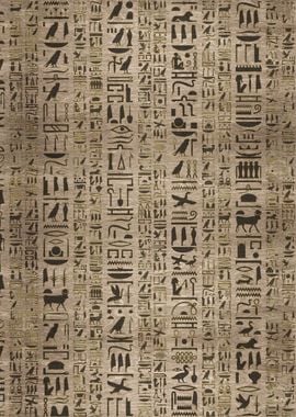 Egyptian hieroglyphs