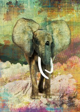 Grunge Elephant