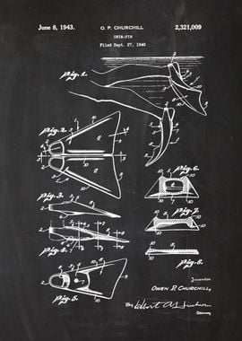 1940 Swim-Fin - Patent