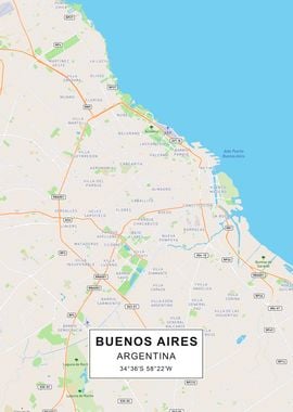 Buenos Aires map