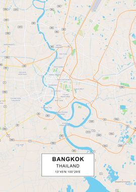 Bangkok map