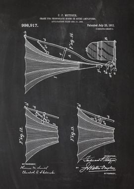 Crane for Phonograph Horns