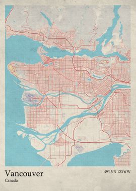 Vancouver city map