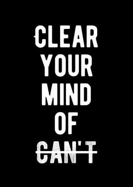 Clear Your Mind Of Cant