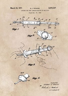 patent Schunk Syringe for 