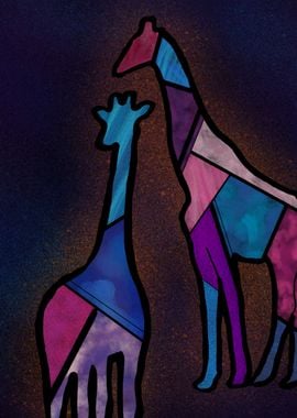 Giraffes Colors