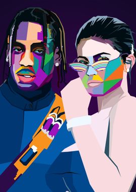 Travis Kylie WPAP Pop Art