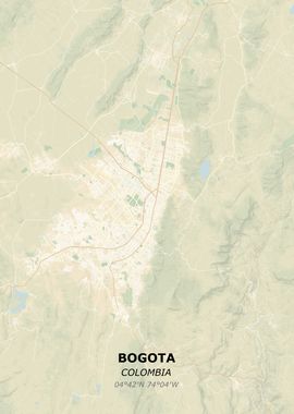 BOGOTA city map