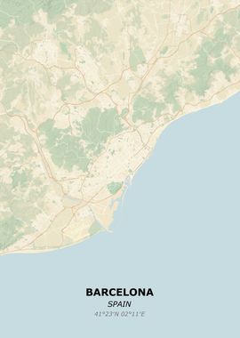 BARCELONA city map