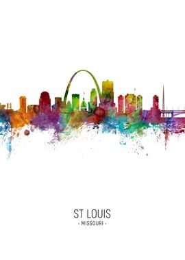 St Louis Missouri Skyline