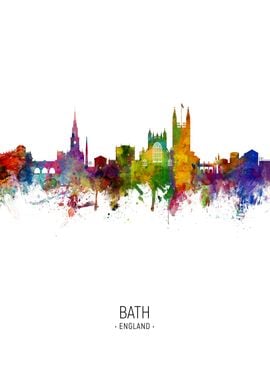 Bath England Skyline