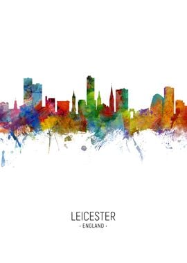 Leicester England Skyline