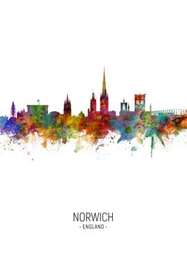 Norwich England Skyline