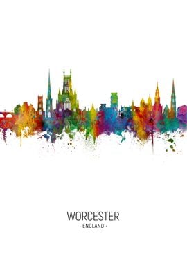 Worcester England Skyline