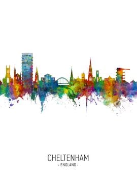 Cheltenham England Skyline