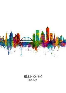 Rochester New York Skyline